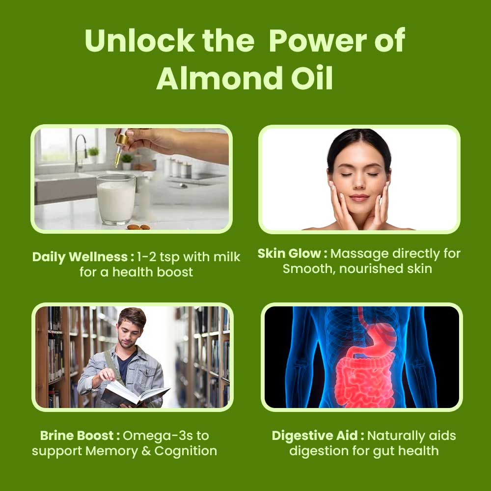 Wood Pressed Almond Oil (Badam Oil)