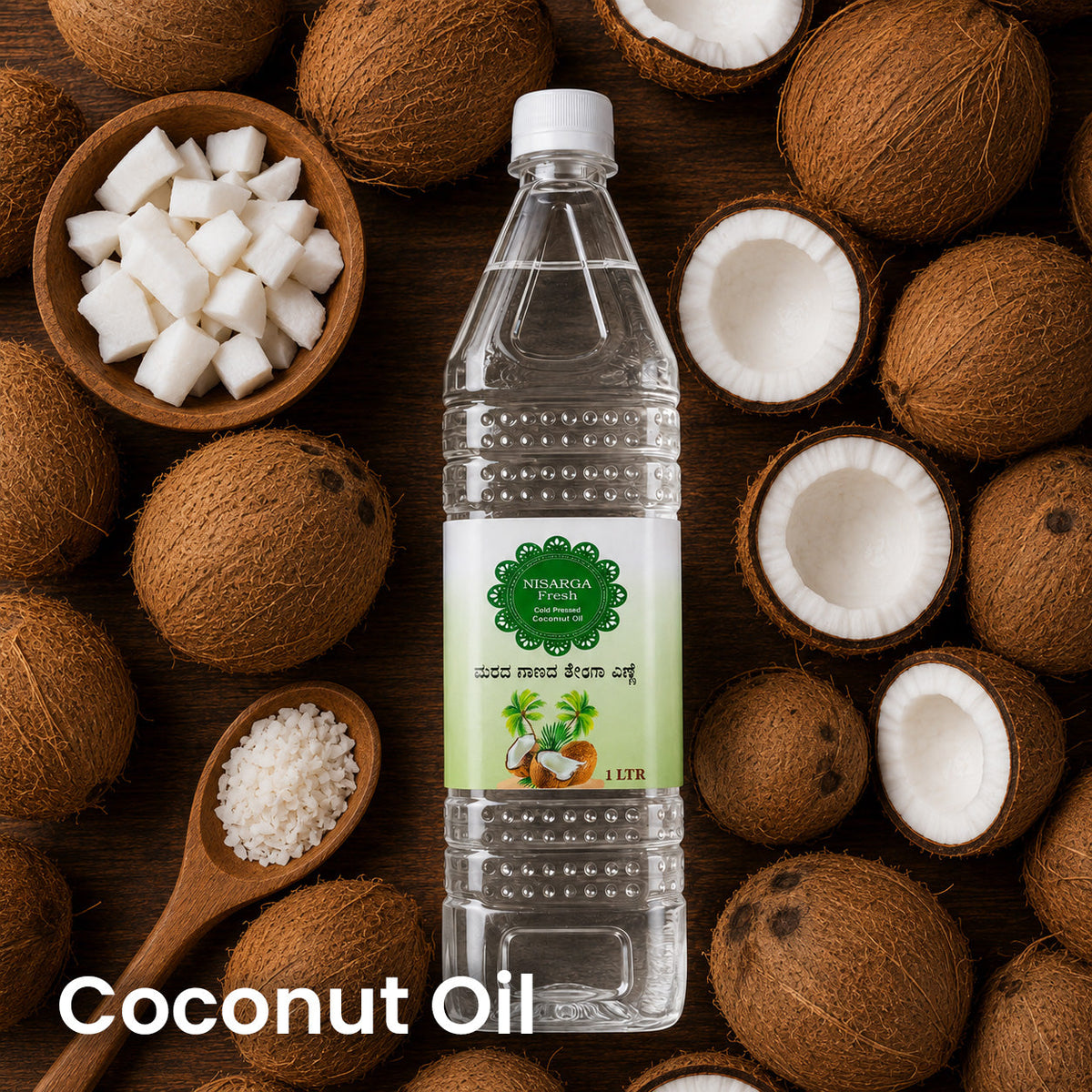 Nisarga Fresh Wood-Pressed Coconut Oil