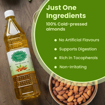 Wood Pressed Almond Oil (Badam Oil)