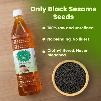 Wood Pressed Gingelly Oil (Sesame Oil / Til Oil / Nallennai)