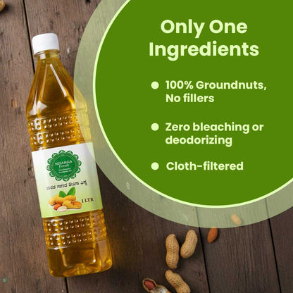 Wood Pressed Groundnut oil