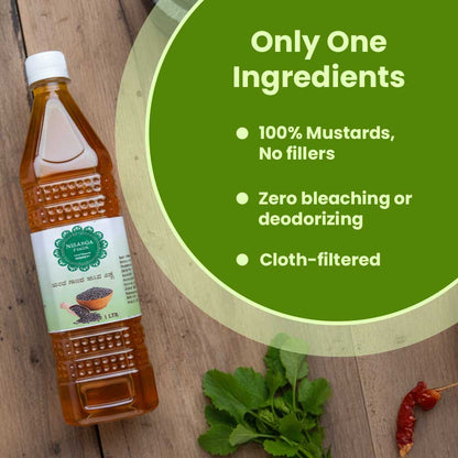 Wood Pressed Mustard Oil