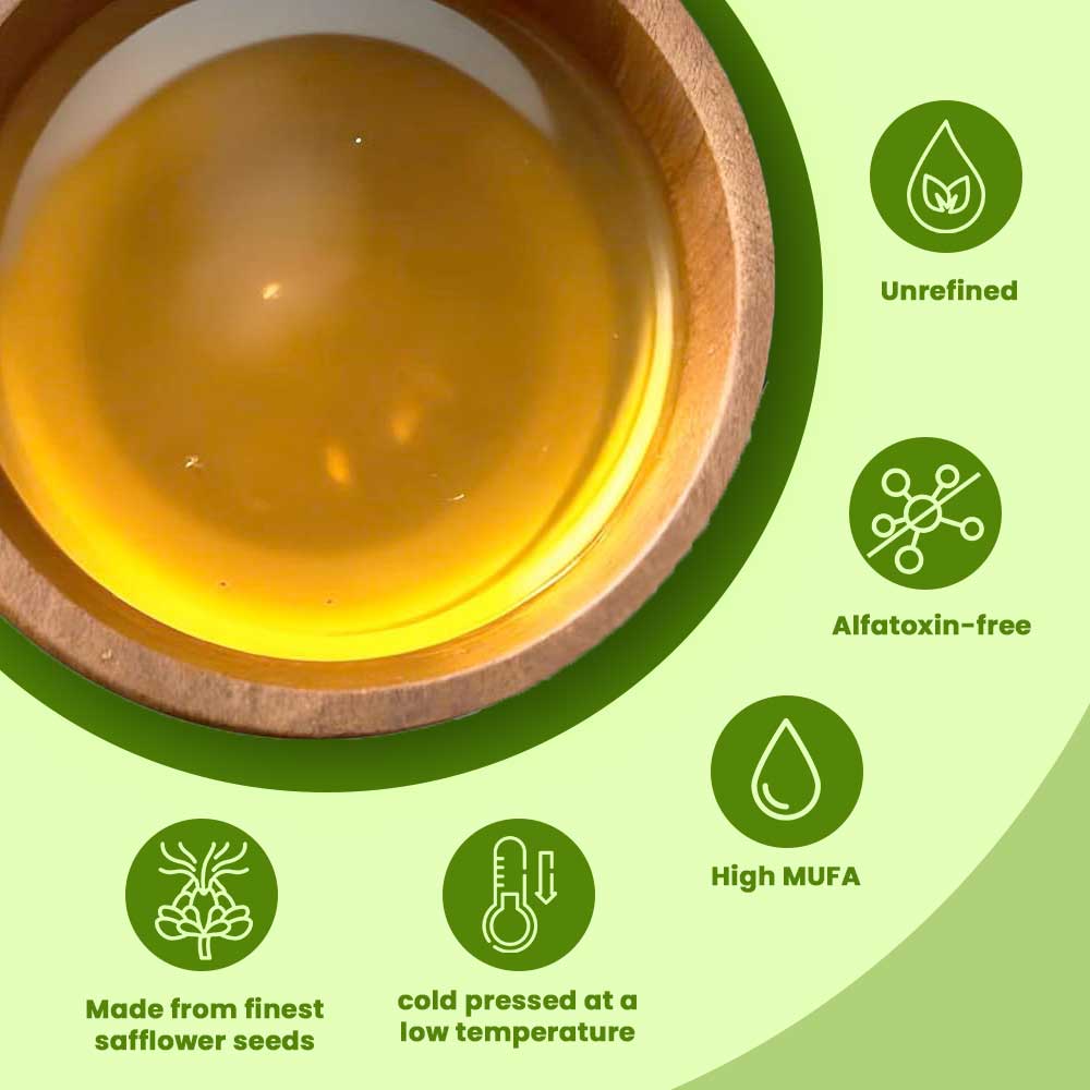 Wood Pressed Safflower Oil (Kusuma Oil / Kardi Oil)