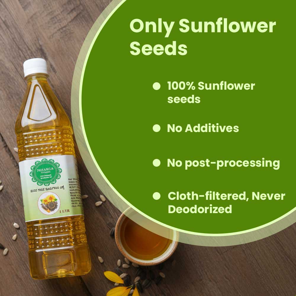 Wood Pressed Sunflower Oil